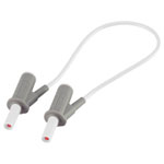 VOLTCRAFT VC8063500 Safety test lead Banana jack 4mm25.00 cm; White; MSB-5010 A