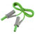VOLTCRAFT VC8063510 Safety test lead Banana jack 4mm1.00 m; Green; MSB-5010 A