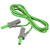 VOLTCRAFT VC8063540 Safety test lead Banana jack 4mm2.00 m; Green; MSB-5010 A