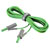 VOLTCRAFT VC8063545 Safety test lead Banana jack 4mm5.00 m; Green; MSB-5010 A