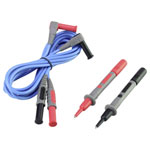 VOLTCRAFT MSL-504 Test lead 4 mm plug Test probe.20 m Blue