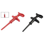 VOLTCRAFT MSK-118 Clip terminal 4 mm plug CAT III000 V CAT IV 600 V Black Red