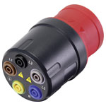 VOLTCRAFT VMA3L6 Test lead adapter CEE plug 5pin6 A 4mm socket