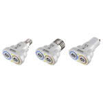 VOLTCRAFT VMA-5LS6 Test lead adapter - Dark grey Light grey