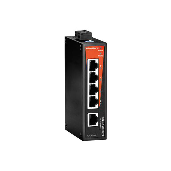 Weidmüller 1240840000 Basic Line switch unmanaged 5 RJ45 IP30 -10°...