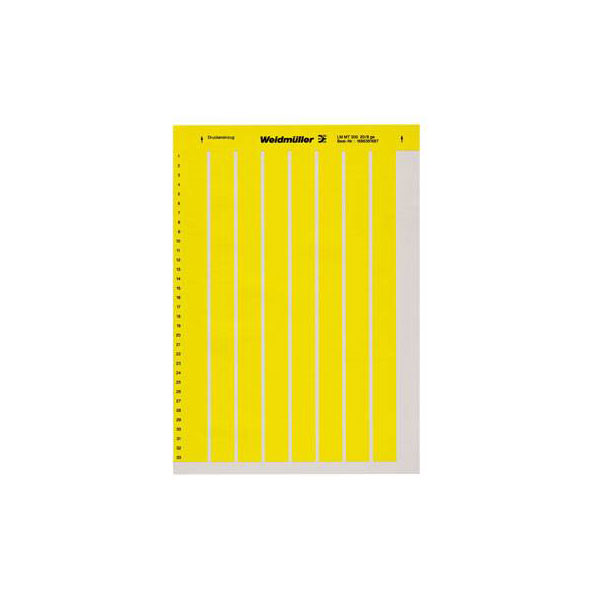 Weidmüller 1686381687-10 LM MT300 adhesive label printer 9x20mm yellow