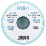 Weller T0051402799 WSW Lead-Free Solder Wire Sn06Cu005Ni 0.50mm 100g