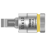 Wera 05003321001 8700 A FL Slotted Screws Zyklop Bit Socket 1/4 1 x 5.5 x 28mm