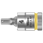 Wera 05003333001 8740 A HF Zyklop Bit Socket - Holding Function 1/4" 4 x 28mm