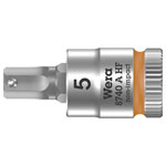 Wera 05003335001 8740 A HF Zyklop Bit Socket - Holding Function 1/4 5 x 28mm