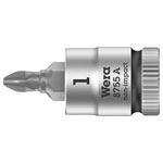 Wera 05003353001 8755 A Pozidriv Zyklop Bit Socket 1/4" PZ 1 x 28mm