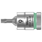 Wera 05003361001 8767 A HF TORX® Zyklop Bit Socket - Hold Func 1/4" TX 9 x 28mm