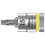 Wera 05003363001 8767 A HF TORX® Zyklop Bit Socket - Hold Func 1/4" TX 15 x 28mm
