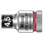 Wera 05003718001 8790 HMA HF Zyklop Socket - 1/4" - Holding Function 4.5 x 23mm