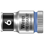 Wera 05003721001 8790 HMA HF Zyklop Socket - 1/4" - Holding Function 6 x 23mm