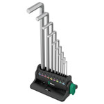 Wera 05022102001 950/9 Hex-Plus 8 L-key Set metric chrome-plated 10 pieces