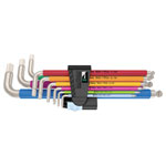 Wera 05022860001 3950/9 Hex-Plus Multicolour Imperial Stainless 1 Imperial 9pc