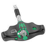 Wera 05023460001 411 A RA T-handle Adapter Screwdriver - Ratchet 1/4 1/4 x45mm