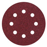 Wolfcraft 021222 Router Sandpaper 60 Grit 115mm Hook-and-Loop 25pcs