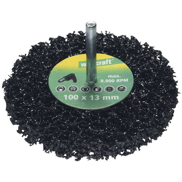 Wolfcraft 1674000 Universal Cleaning Disc 100mm Removes Rust & Con...