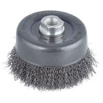 Wolfcraft 2151000 Steel Wire Pot Brush WS M14 Ø100mm 1pc Durable Steel