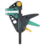 Wolfcraft 3457000 EHZ One-Handed Clamp 300mm Span 65mm Nose Length