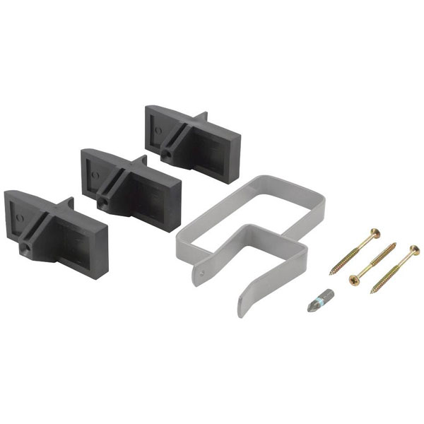 Wolfcraft 4040000 Fixier-Set Fastener Set with Clamps for Easy Mou...