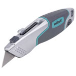 Wolfcraft 4200000 Dual-Blade Knife Trapezoidal/Hook Ergonomic 1pc