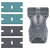 Wolfcraft 4287000 Scraper for Sensitive Surfaces with Spare Blades