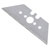 Wolfcraft 4307000 Professional Trapezoidal Blades 10 pcs 0.65x61 mm