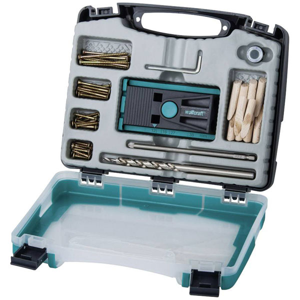 Wolfcraft 4642000 Undercover Jig Set Pocket Hole Kit for Hidden Joints