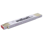 Wolfcraft 5227000 Yardstick 2m Durable Precision Measuring Tool