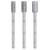 Wolfcraft 5987000 Diamond Grinding Pencil Set 3-Piece Cylindrical