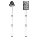 Wolfcraft 5989000 Diamond Grinding Pencil Set Cylindrical & Tapered
