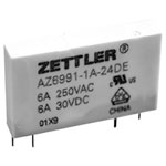 Zettler Electronics AZ6991-1CE-24DE PCB Relay 24V DC 8A 1 Change-over