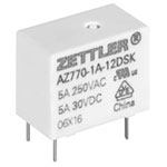Zettler Electronics AZ770-1C-24DE PCB Relay 24V DC 5A SPDT 1pc