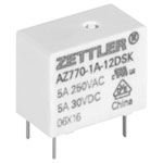 Zettler Electronics AZ7709T-1AE-24DSEF PCB Relay 24V DC 10A 1pc