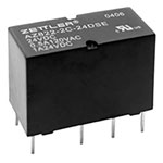 Zettler Electronics AZ822-2C-5DSE PCB Relay 5V DC 2A 2 Change-Overs 1pc