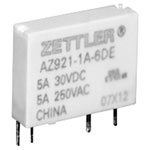 Zettler Electronics AZ921-1AE-24DEF PCB Relay 24V DC 5A 1pc