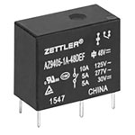Zettler Electronics AZ9405-1C-12DEF PCB Relay 12V DC 5A 1 Change-Over 1pc
