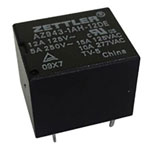 Zettler Electronics AZ943-1CH-24DE PCB Relay 24V DC 15A 1 Change-over