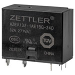Zettler Electronics AZEV132-1AE1BG-24D Power Relay 24V DC 32A 1 Poll 1pc