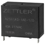 Zettler Electronics AZSR143-1AE-12D Power Relay 12V DC 50A 1 Maker 1pc