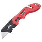 4K5 Tools 600.300A TK 300 Folding Knife Red/Black Trapezoidal Blade