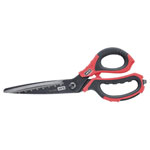 4K5 Tools 600.500A All-purpose Scissors Black/Red Titanium Coated