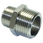 Aerotec 20.202.09 Pneumatic Twin Tail Brass 3/4" AG to 1" AG Adapter