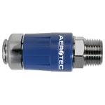 Aerotec 2005303 Pneumatic Safety Connector 1/2 AG Double Locking