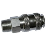 Aerotec 2009557Z Pneumatic Coupler 3/8 Male EU Plug Brass One-Handed