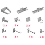 Aerotec 20142038 Tool Holder Set PRO 28 Parts Universal Fit 190x200x75mm