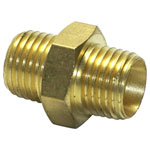 Aerotec 9050373 Pneumatic Twin Tail 1/4" Double Nipple Compressor-Suitable